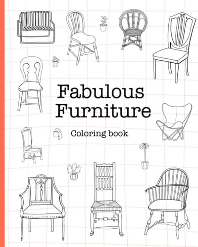 Fabulous Furniture Coloring Book