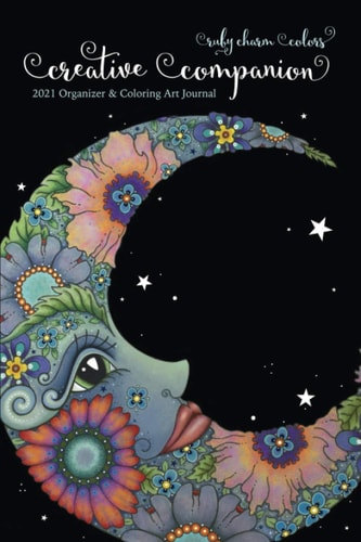 Ruby Charm Colors Creative Companion 2021 Organizer and Coloring Art Journal