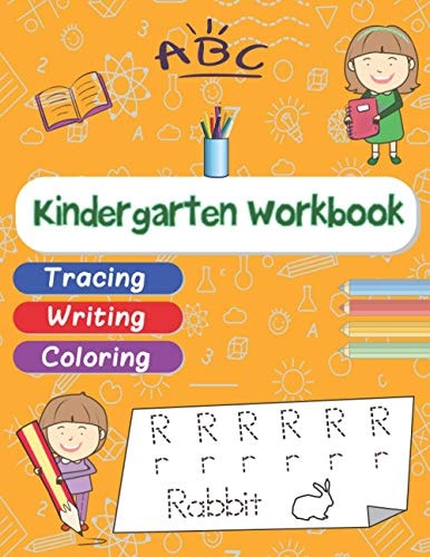Kindergarten Workbook Learning to Write for Preschoolers, Kindergarten, and Kids Ages 3-6 Tracing, Writing, Coloring Learn to Read And Write Animal Names