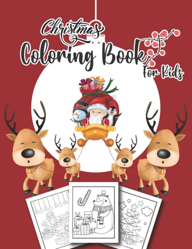 Christmas Coloring Book for Kids Christmas Artificial Tree Coloring Book for Kids Ages 5-9