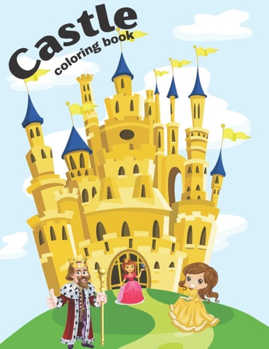 Castle Coloring Book A Book for Kids with 45 Unique Illustration