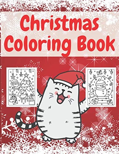 Christmas Coloring Book Fun Interactive Book Gift for Toddlers Pre-Schoolers and Kids!
