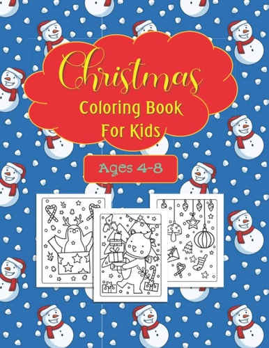 Christmas Coloring Book for Kids Ages 4-8