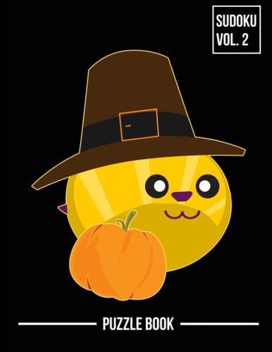 Thanksgiving Bee Pilgrim Hat Sudoku Beekeepers Holiday Season Puzzle Book Volume 2 400 Challenging Puzzles