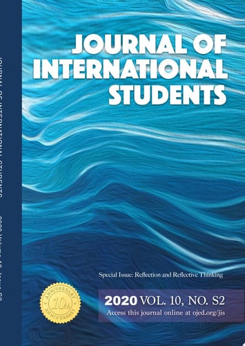 Journal of International Students: Vol 10 No S2 (2020): Special Issue: Reflection and Reflective Thinking