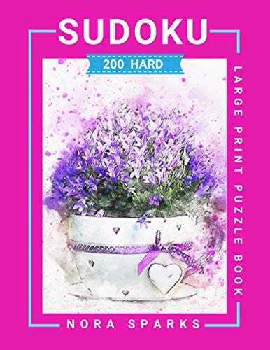 Life Is Tough But So Are You Large Print Sudoku Puzzle Book For Adult & Seniors With Solutions - One Puzzle Per Page - 200 Hard Sudoku Puzzles With Answers - Brain Games & Logic Games For Adults - Christmas Secret Santa & White Elephant Gift