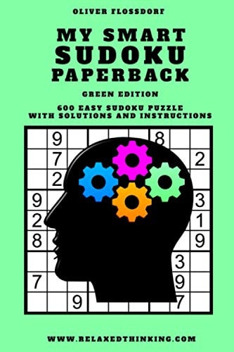 My Smart SUDOKU Paperback Green Edition - Easy Sudoku Puzzle