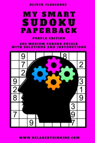 My Smart SUDOKU Paperback Purple Edition - Medium Sudoku Puzzle