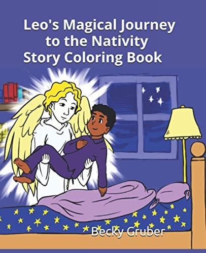 Leo's Magical Journey to the Nativity Story Coloring Book