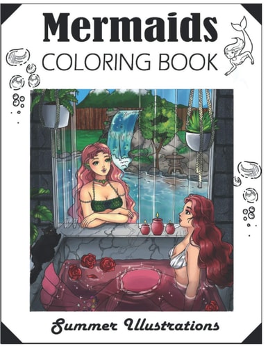 Mermaids Coloring Book