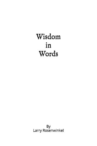 WISDOM IN WORDS.