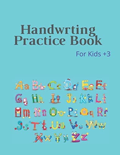 Handwrting Practice Book Handwriting Workbook for Kids, Writing Practice Book to Master Letters & Words, Alphabet Handwriting Practice Workbook for Kids