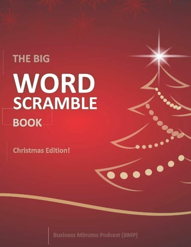 The Big Word Scramble Book Christmas Edition