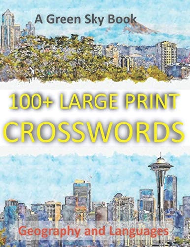 100+ Large Print Crosswords Geography and Languages