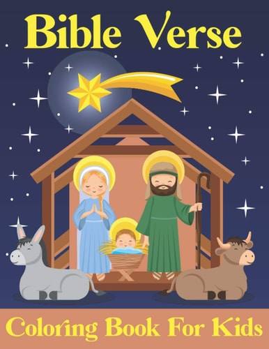 Bible Verse Coloring Book for Kids Bible Verses About Jesus and Large Print (volume 5)