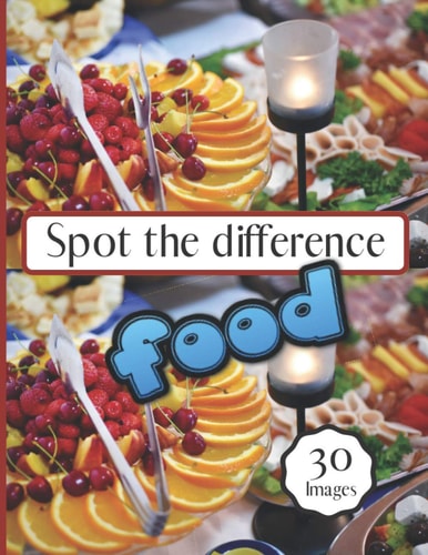 Spot the Difference Food Picture Games Puzzles For Adults Tested Your Observation Skills