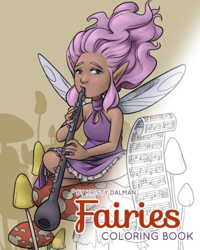 Fairies Coloring Book