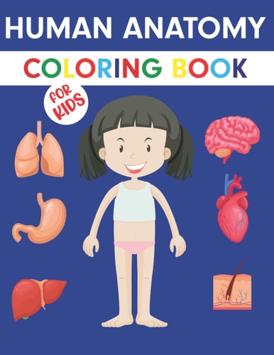Human Anatomy Coloring Book For Kids An Entertaining and Instructive Guide to the Human Body - Bones, Muscles, Blood, Nerves and How They Work Coloring Books Dover Children's Science Books Anatomy Coloring Book For Kids