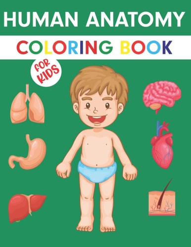 Human Anatomy Coloring Book For Kids An Entertaining and Instructive Guide to the Human Body - Bones, Muscles, Blood, Nerves and How They Work (Coloring Books for Kids) (Children's Science Books)
