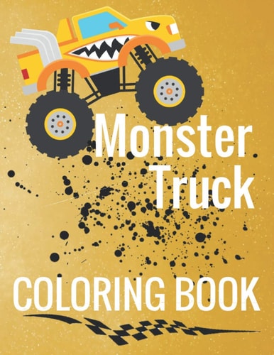 Monster Truck Coloring Book Cool Off Road Rock Crawlers Color Pages for Boys