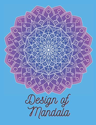 Design of Mandala Mandala Coloring Book for Adults Relaxation