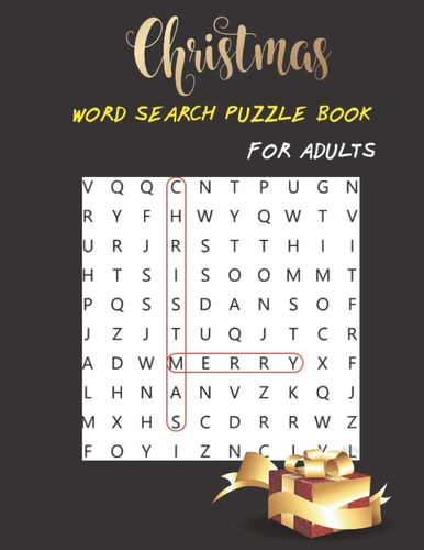 Christmas Word Search Puzzle Book for Adults Large Print 1160 Christmas Word, Activity Games, Perfect Gift for AdUlts