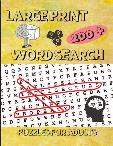 200+ Large Print Word Search Puzzles for Adults Word Search Book for Adults Large Print with 200 Puzzles with Solutions - 8.5x11 Inches / 256 Pages