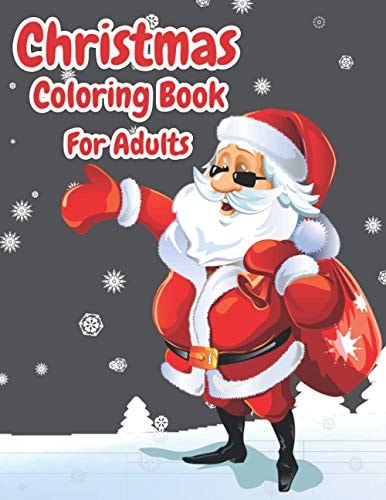 Christmas Coloring Book For Adults Christmas Adult Coloring Book, Christmas! Adult Coloring Book, Stress Relieving Coloring Pages, Coloring Book for Relaxation