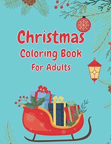 Christmas Coloring Book For Adults Christmas Adult Coloring Book, Christmas Coloring Book, Adult Coloring Book, Holiday Designs