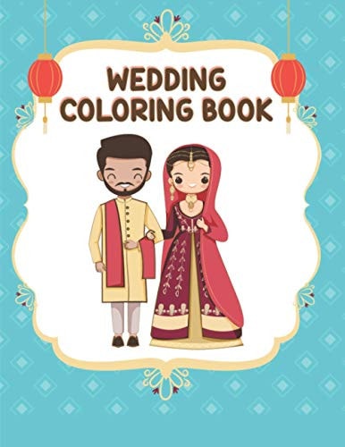 Wedding Coloring Book Wedding Color Decorations for Boys & Girls