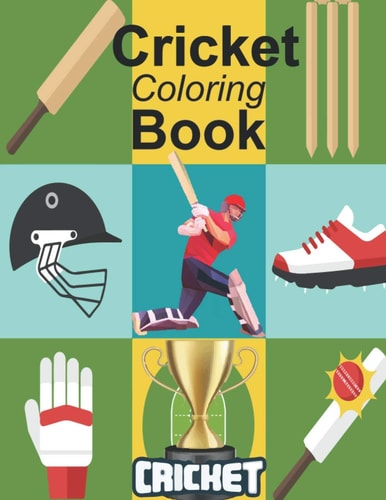 Cricket Coloring Book An Cricket Coloring Book For Adults