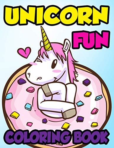 Unicorn Fun Coloring Book Awesome Illustrations Of Unicorns For Girls To Color, Coloring Pages With Magical Designs