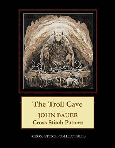 TROLL CAVE John Bauer Cross Stitch Pattern