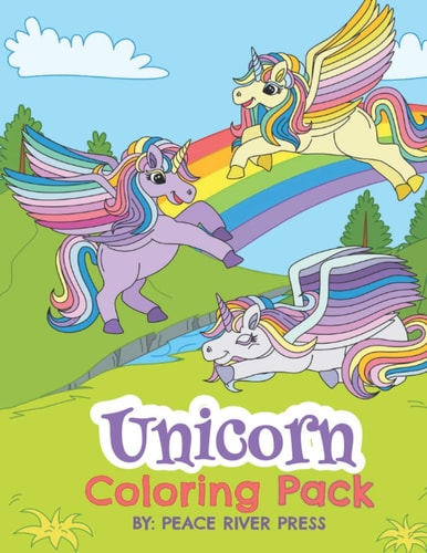 Unicorn Coloring Pack For Kids Aged 6-14