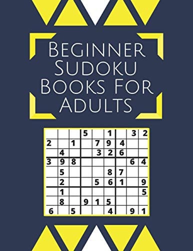 Beginner Sudoku Books For Adults Sudoku Puzzle Books For Adults Large Font