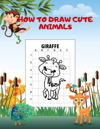 How to Draw Cute Animals Drawing And Coloring Book For Kids 100 Pages