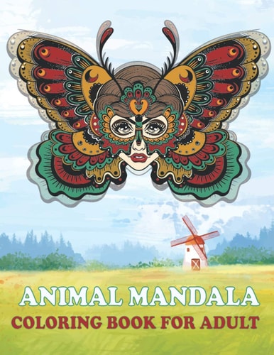 Animal Mandala Animal Mandala Coloring Book for Adults