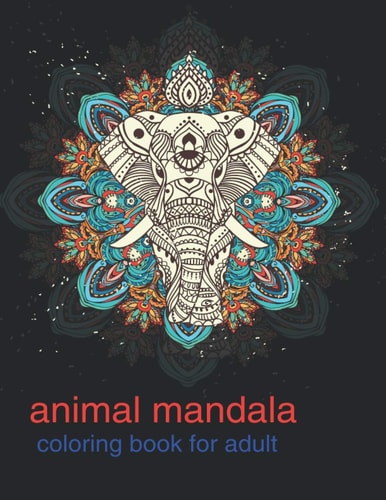 Animal Mandala Coloring Book for Adults