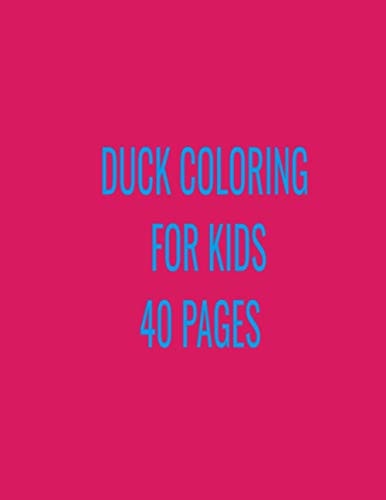 Duck Coloring Book for Kids Nice for Coloring