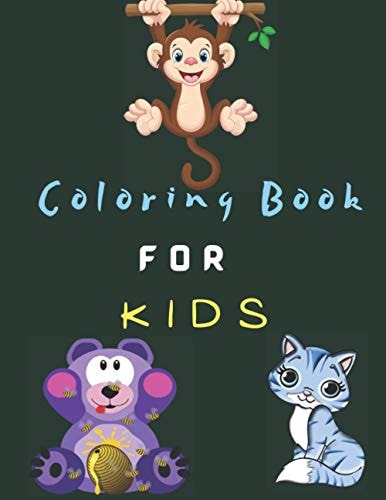 Coloring Book For Kids Animals Coloring Book For Childrens [ 100 Pages]