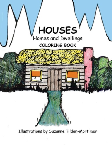 Houses Homes and Dwellings Coloring Book
