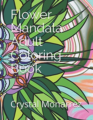 Flower Mandala Adult Coloring Book