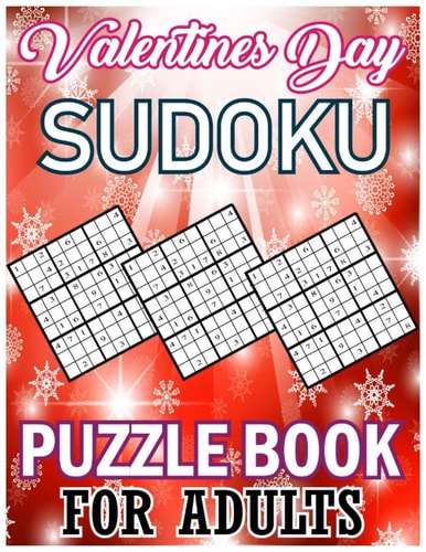 Valentines Day Sudoku Puzzle Book For Adults For Your Beloved on Who Loves Sudoku Large Print Puzzle Book Amazing Way of Training Your Brain