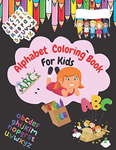 Alphabet Coloring Book For Kids My Best Toddler Coloring Book. ABC Activities for Preschoolers