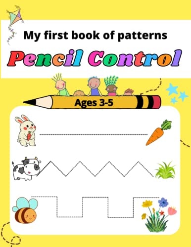 My First Book of Patterns Pencil Control Ages 3-5 A Beginner Kids Tracing Workbook for Toddlers, Preschool Pre-K & Kindergarten Boys & Girls, Coloring Pictures Practice Line Tracing Pen Control to Trace, Fun Learning Very First Toddler Coloring Book