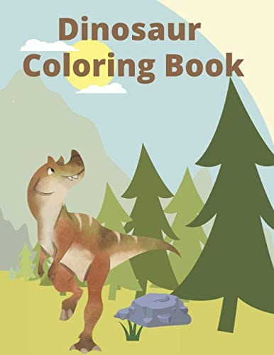 Dinosaur Coloring Book For Kids Great For a Gift