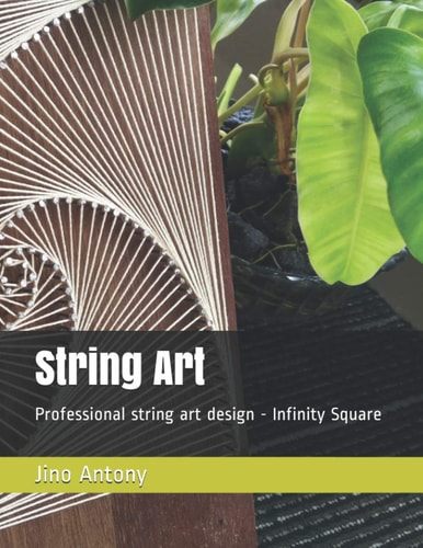 String Art Professional String Art Design - Infinity Square