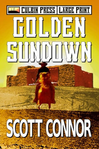 Golden Sundown Large Print