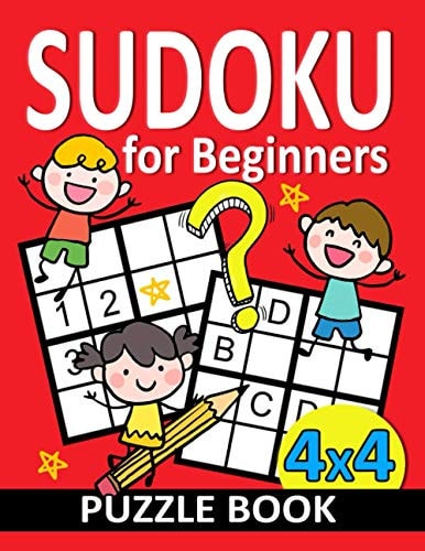 Sudoku for Beginners 4x4 Activity Puzzles From Easy to Hard with Coloring Page