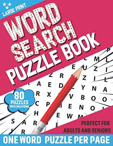 Word Search Puzzle Book Make A Puzzling Happy Moment With Word Search Game Puzzle Book In 2021 Including 80 Large Print Puzzles And Solutions Perfect For All Adults